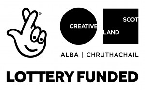 The National Lottery through Creative Scotland Logo